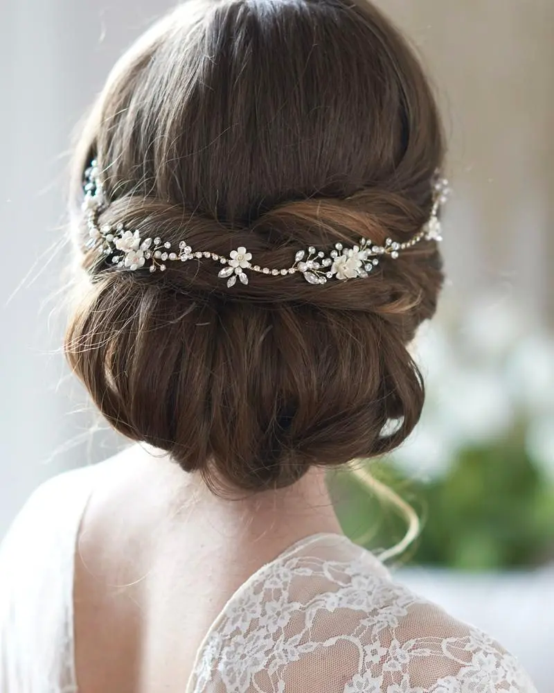 ACCESSOIRE TETE POUR MARIAGE<BR>Natalie Or