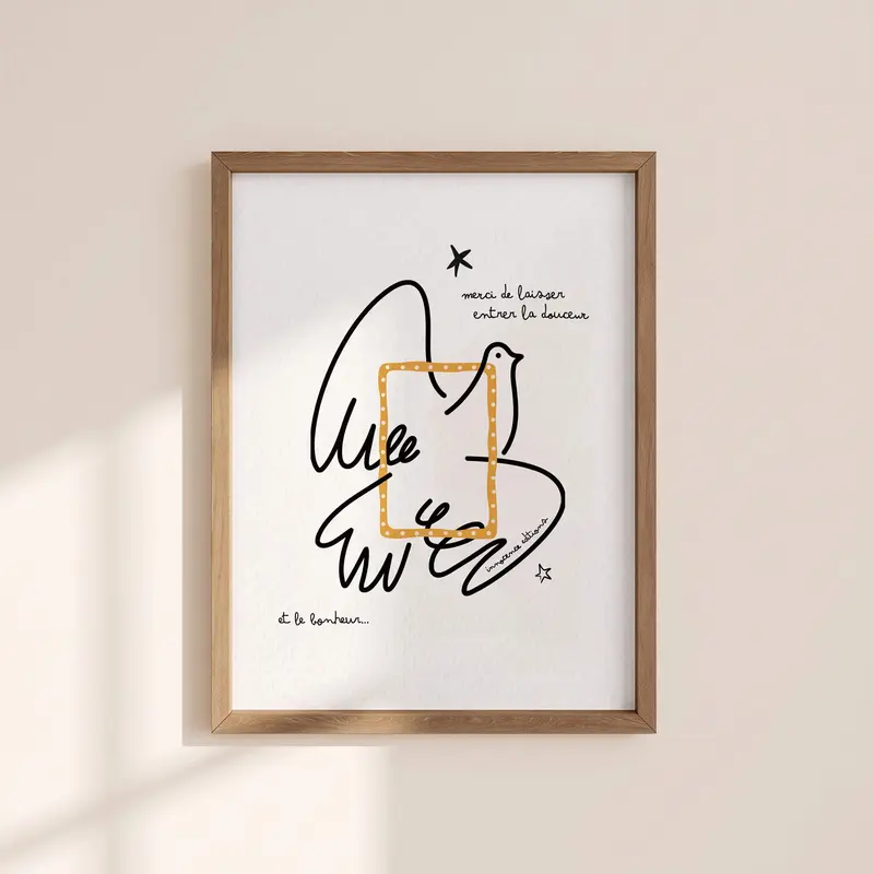 Affiche Douceur & bonheur