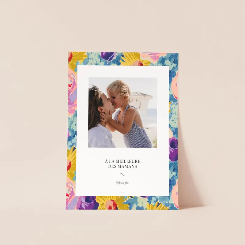 Affiche photo « Aquarelle florale »