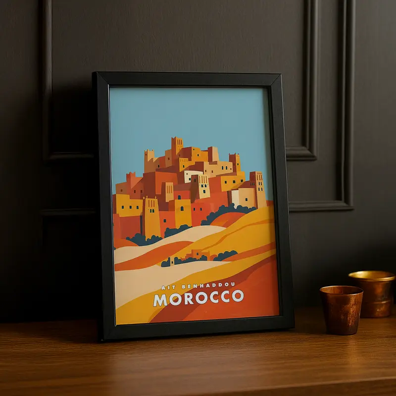 Ait Benhaddou Maroc - Poster