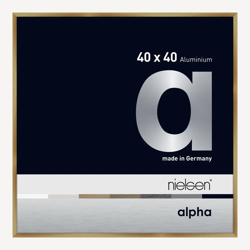 Alpha Ambre brossé 40 x 40 cm
