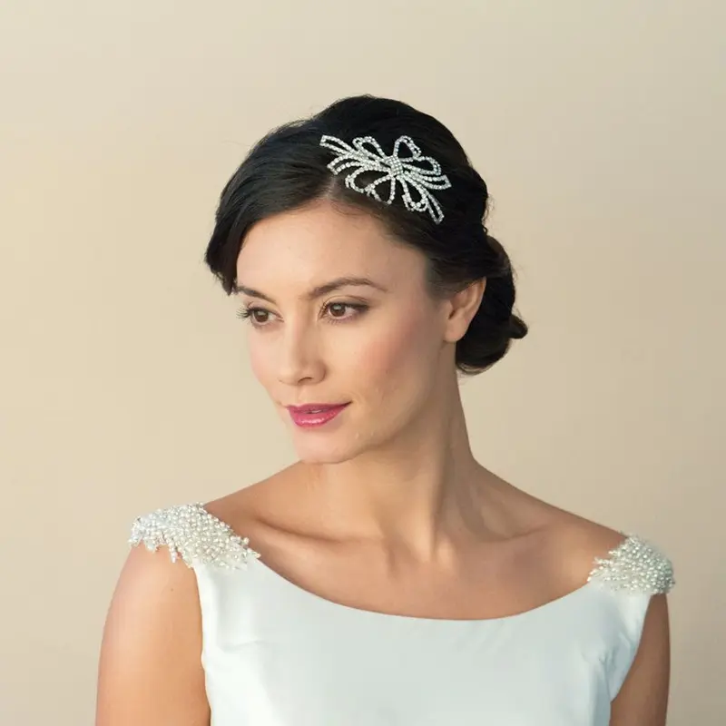BIJOU DE TÊTE MARIAGE<BR>Eliza