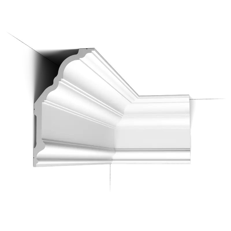 C340 Corniche plafond polyuréthane Orac Decor Luxxus - 25,5x13.5x200cm (h x p x L)- moulure décorative