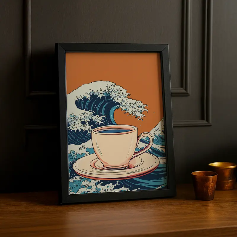Cadre photo Coffee Lover - Wave