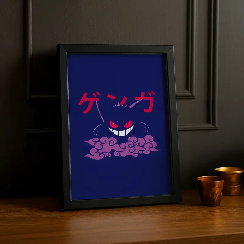 Cadre photo de Gengar Pokémon