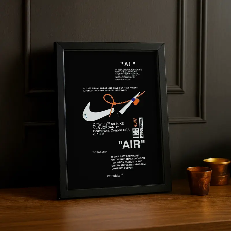 Cadre photo Off-White x Nike