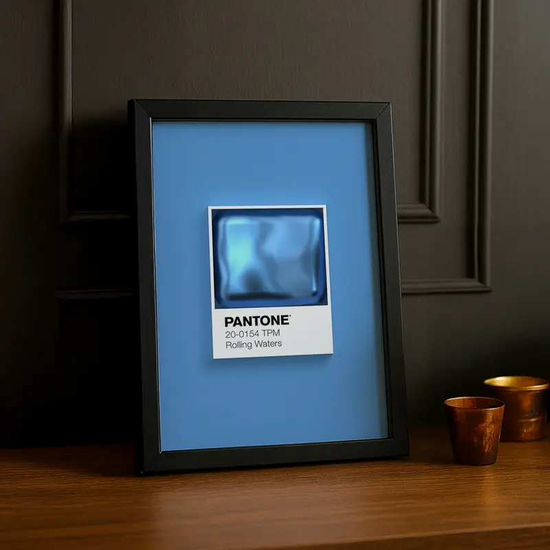 Cadre Photo Pantone Étiquette - Rolling Waters