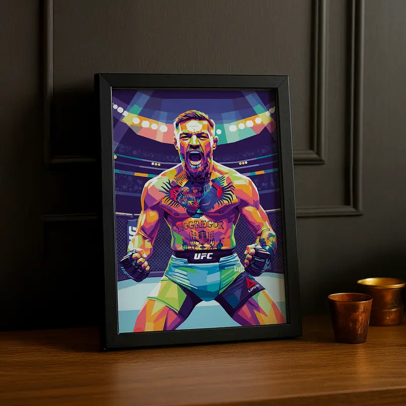 Cadre photo UFC - Illustration de McGregor