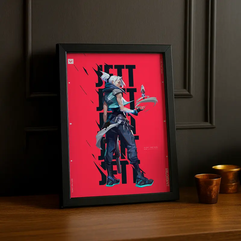 Cadre Photo Valorant - Jett