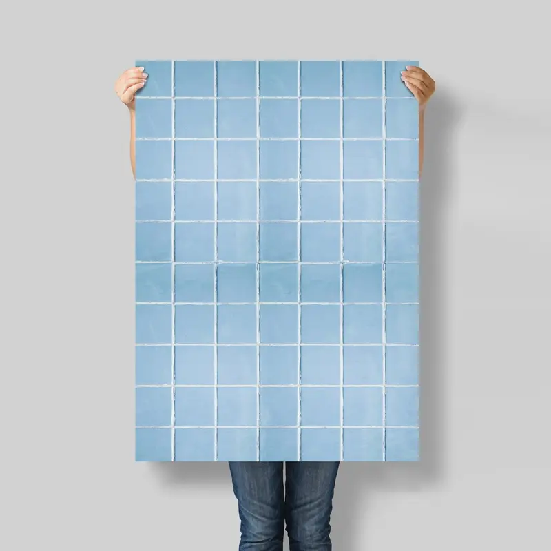 Fond carrelage flat lay