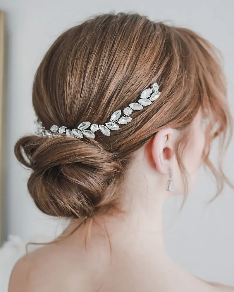 HEADBAND CHEVEUX MARIAGE<BR>Nora