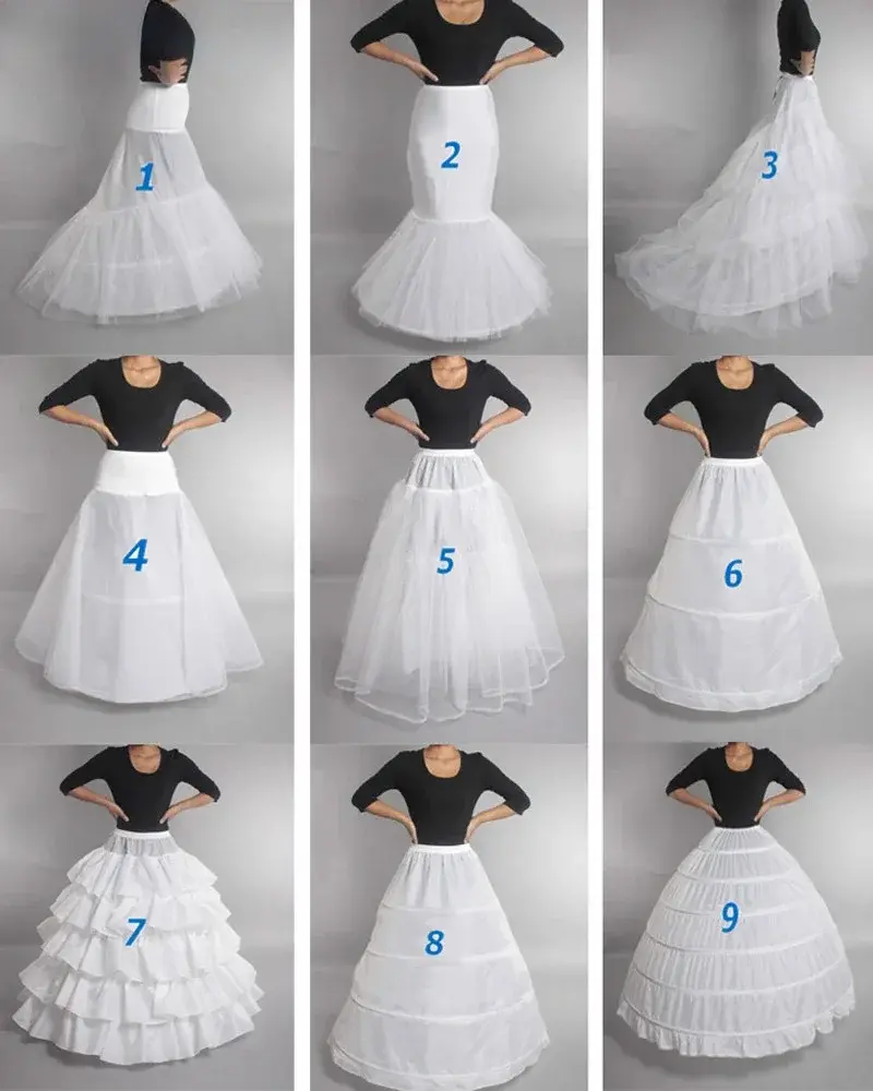 Jupon Robe de Mariée 9 Silhouettes
