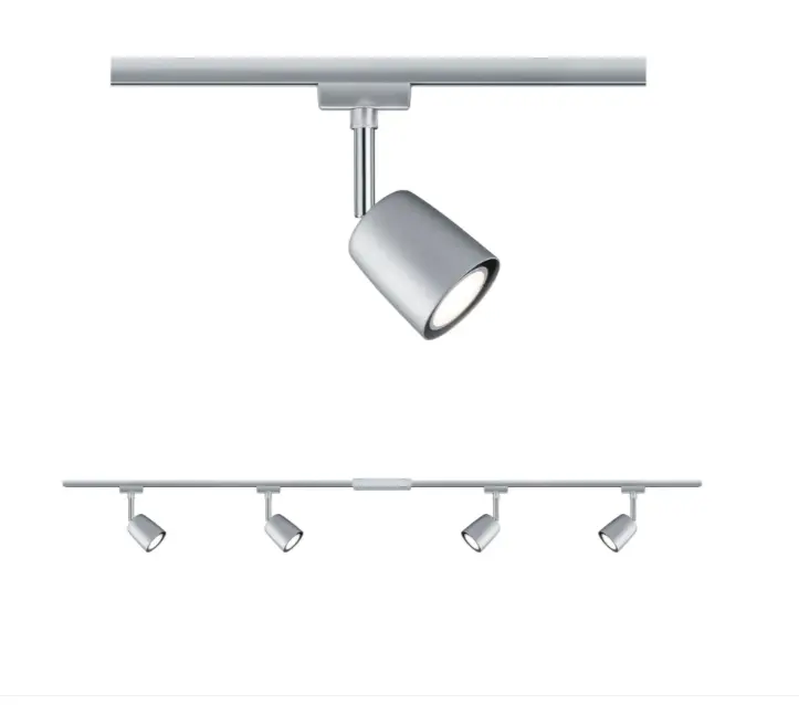 Kit complet Urail Cover avec 4 spots - Eclairage sur Rail plafond Paulmann