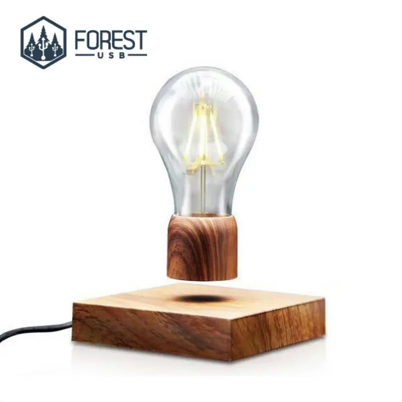Lampe Magnétique Bois