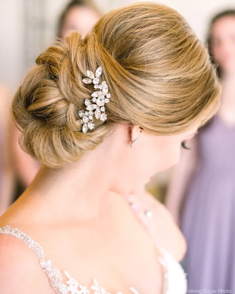 PEIGNE DE MARIEES STRASS<BR>Monica