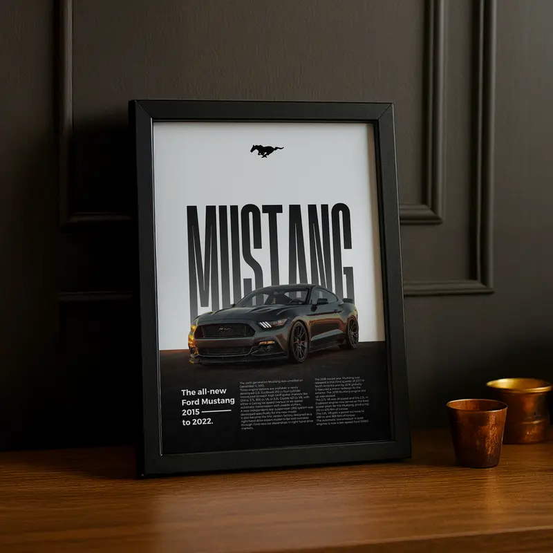 Poster Voitures - Ford Mustang 2015